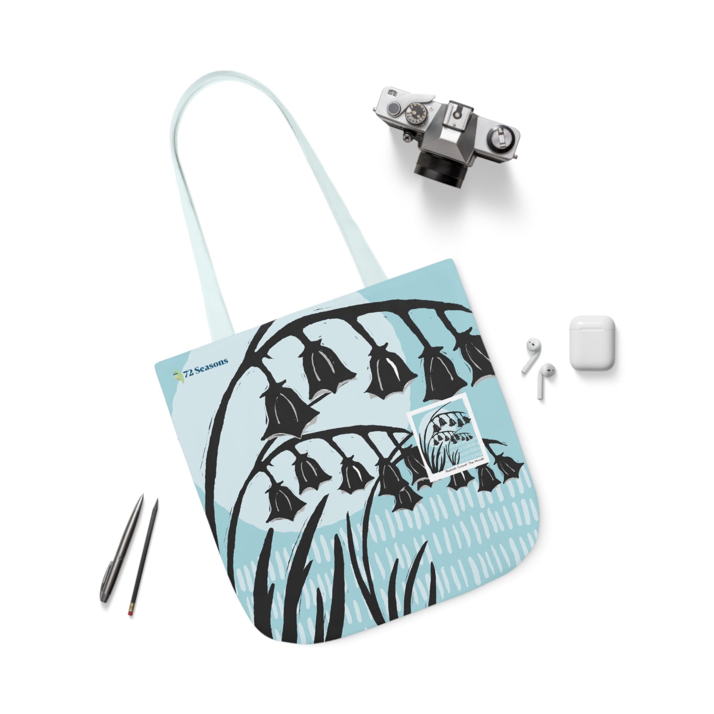 Bluebells Carpet the Woods Canvas Tote Bag