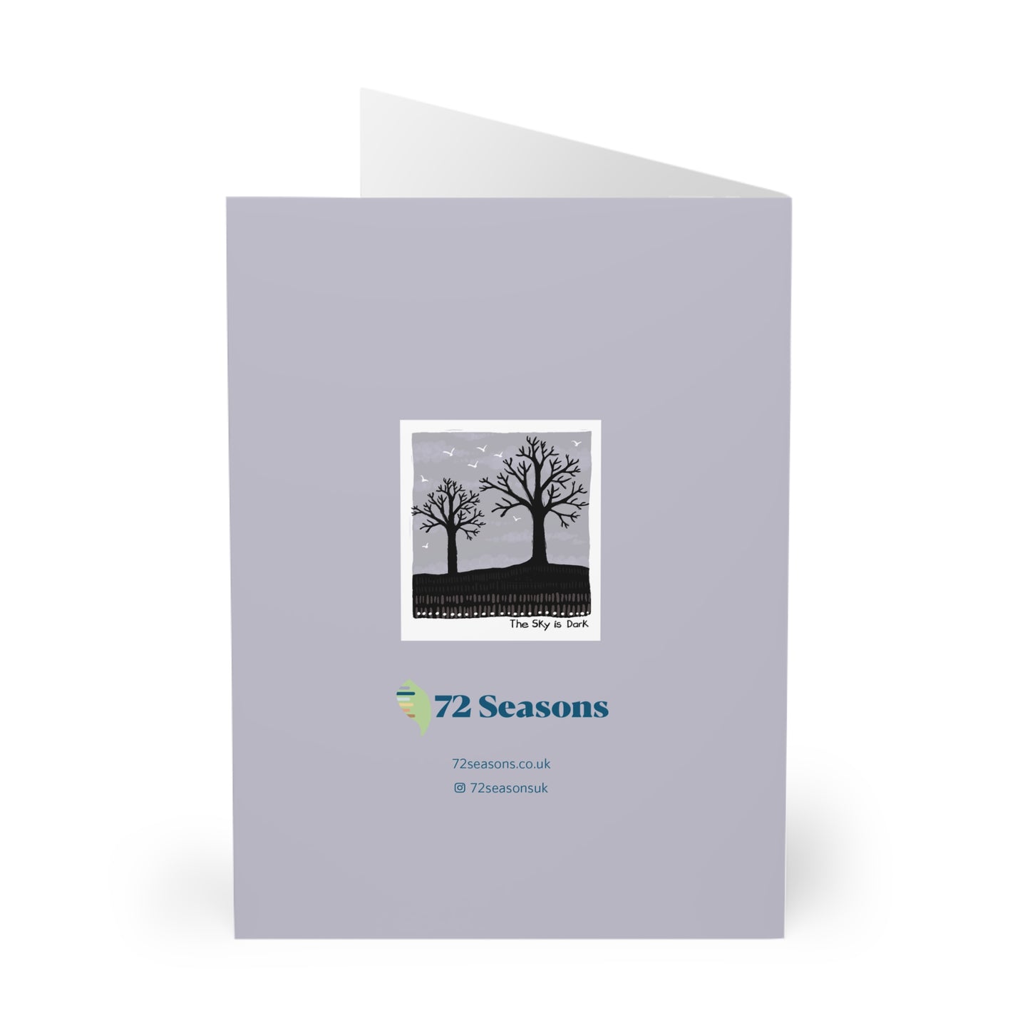 The Sky Is Dark greeting card (5 pack)