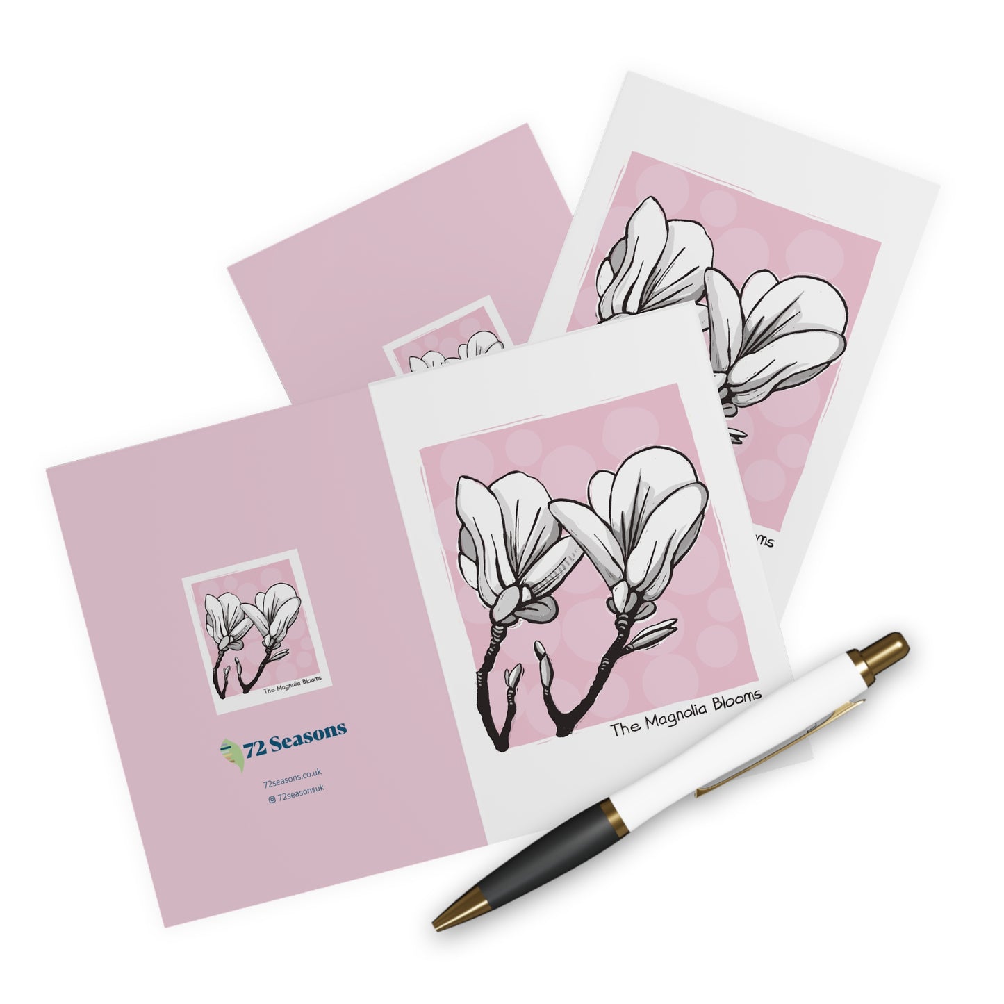 The Magnolia Blooms greeting card (5 pack)