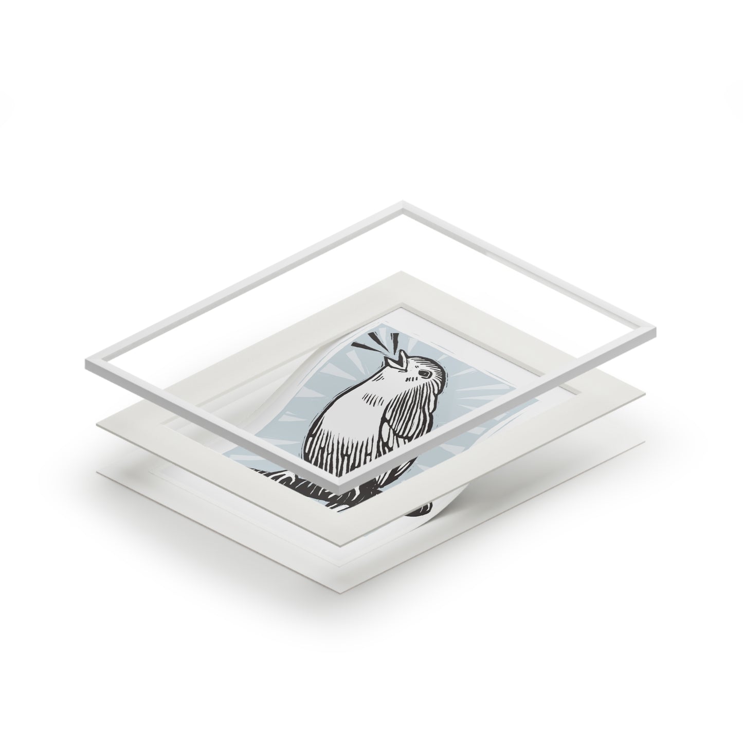The Robin Calls Fine Art Print