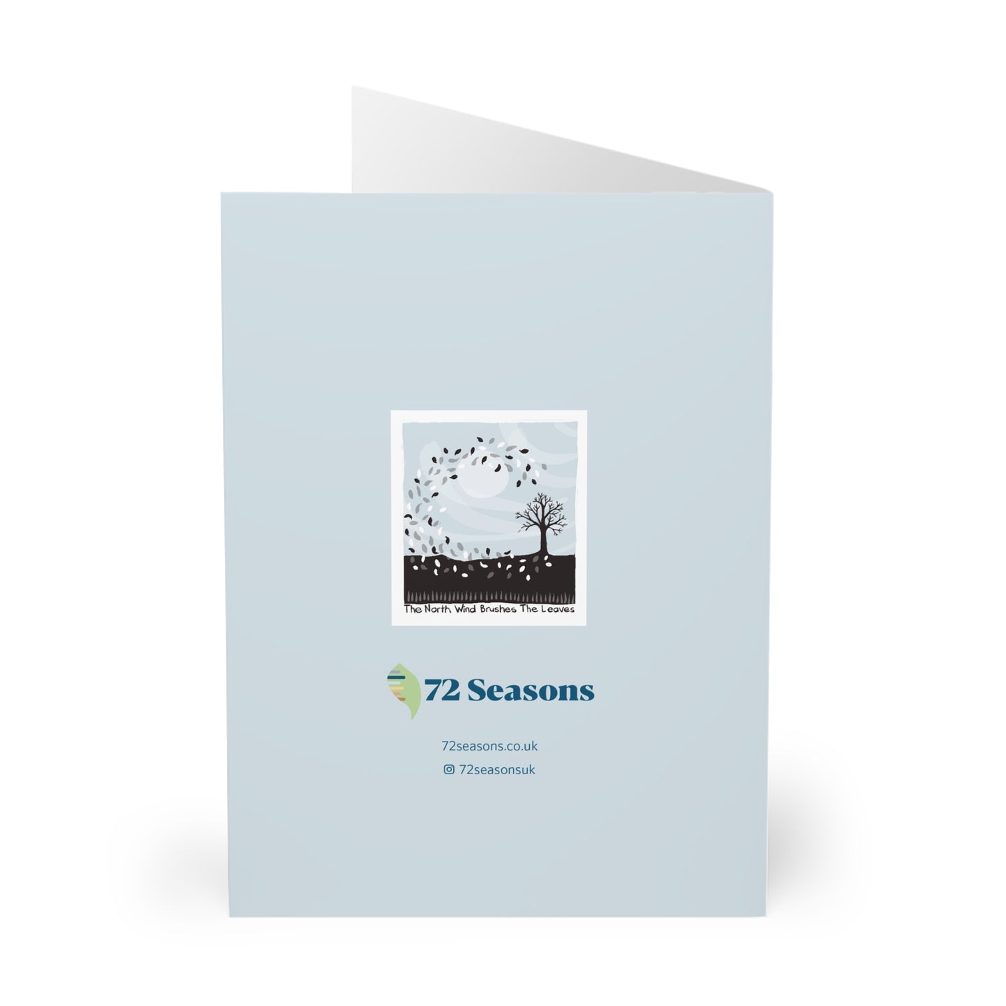 The North Wind Brushes The Leaves greeting card (5 pack)