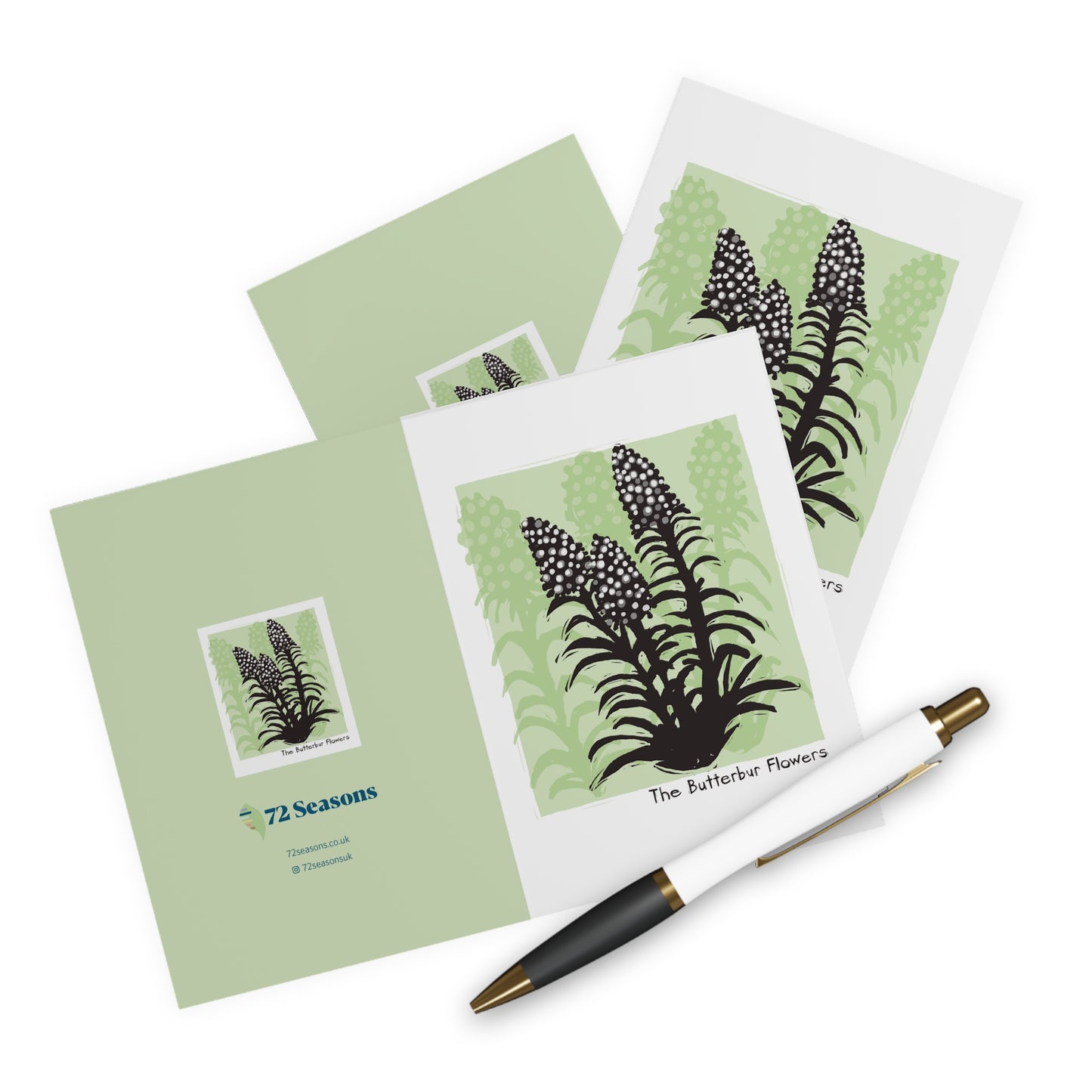 The Butterbur Flowers greeting card (5 pack)