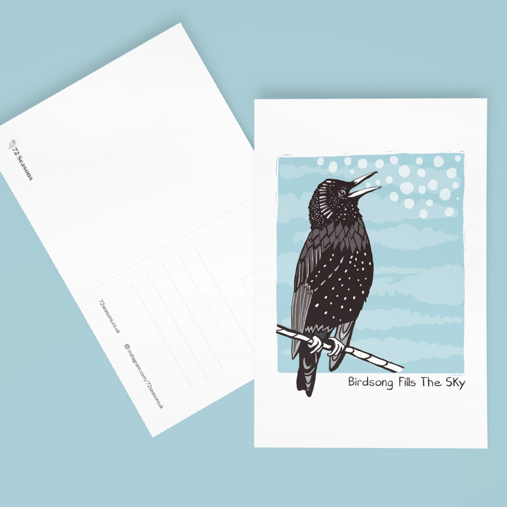 Bird Song Fills The Air postcard