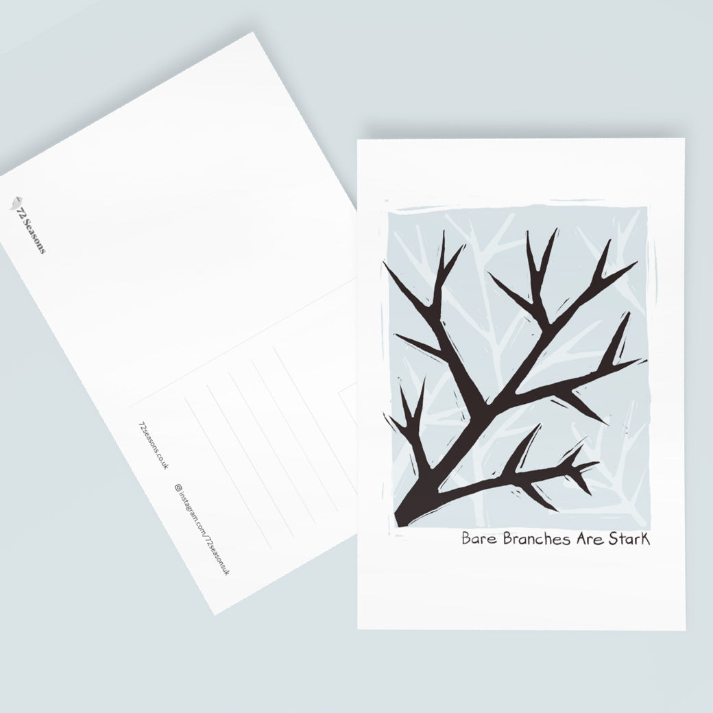 Bare Branches Are Stark postcard