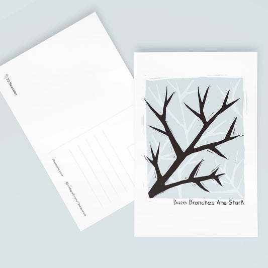 Bare Branches Are Stark postcard