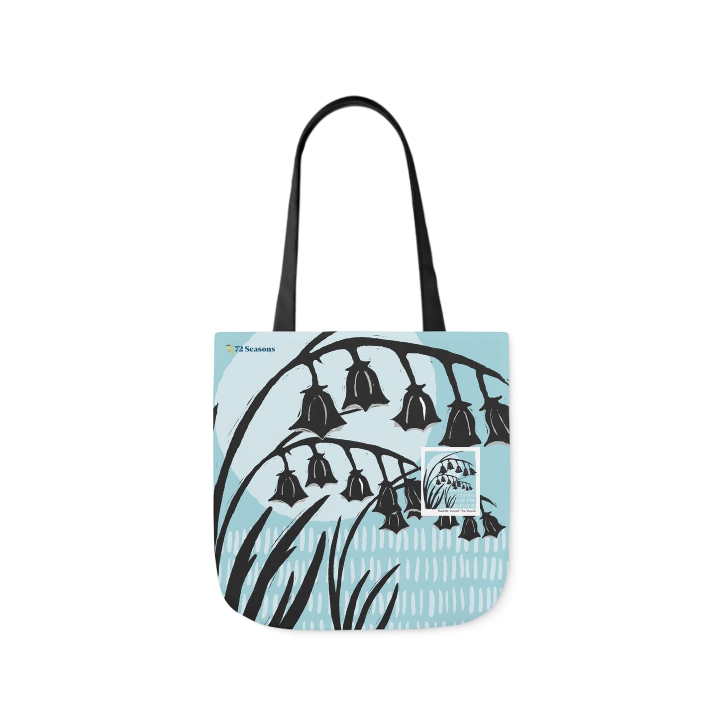 Bluebells Carpet the Woods Canvas Tote Bag