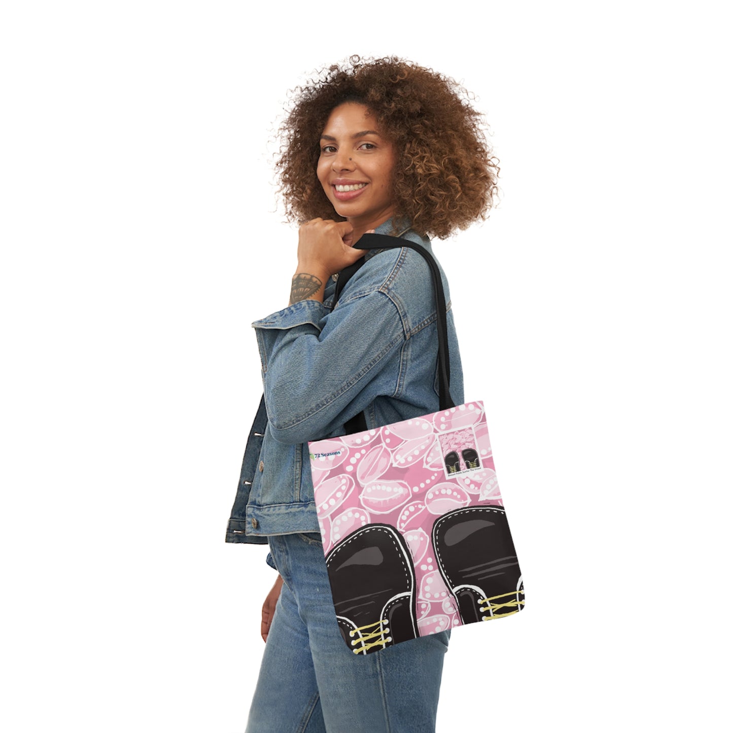 Blossom Petals Scatter the Ground Canvas Tote Bag