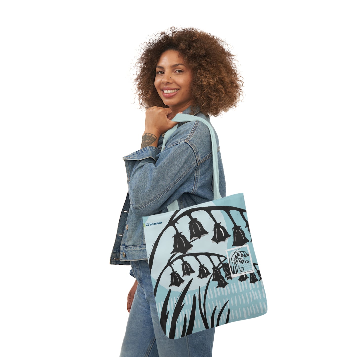 Bluebells Carpet the Woods Canvas Tote Bag