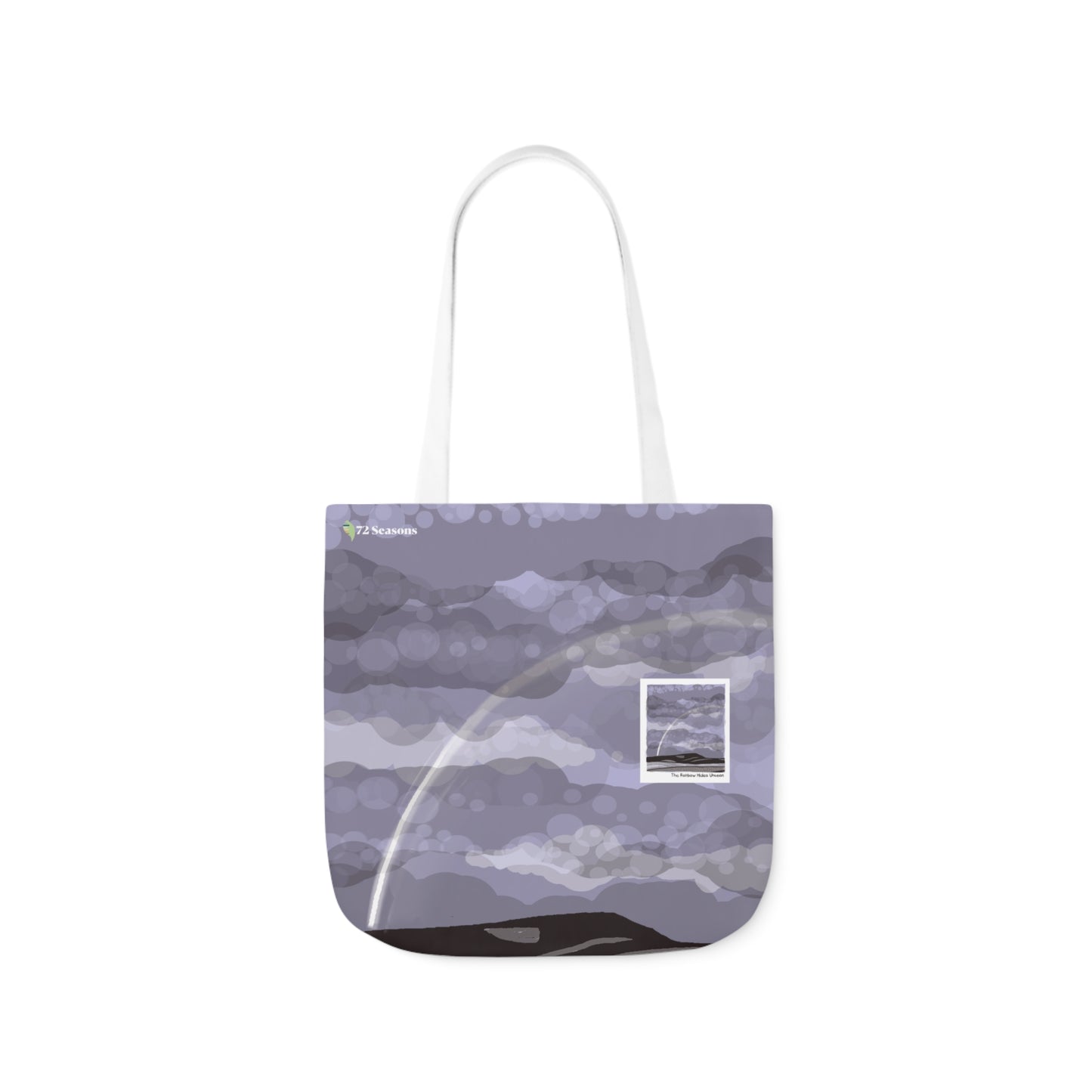 The Rainbow Hides Unseen Canvas Tote Bag