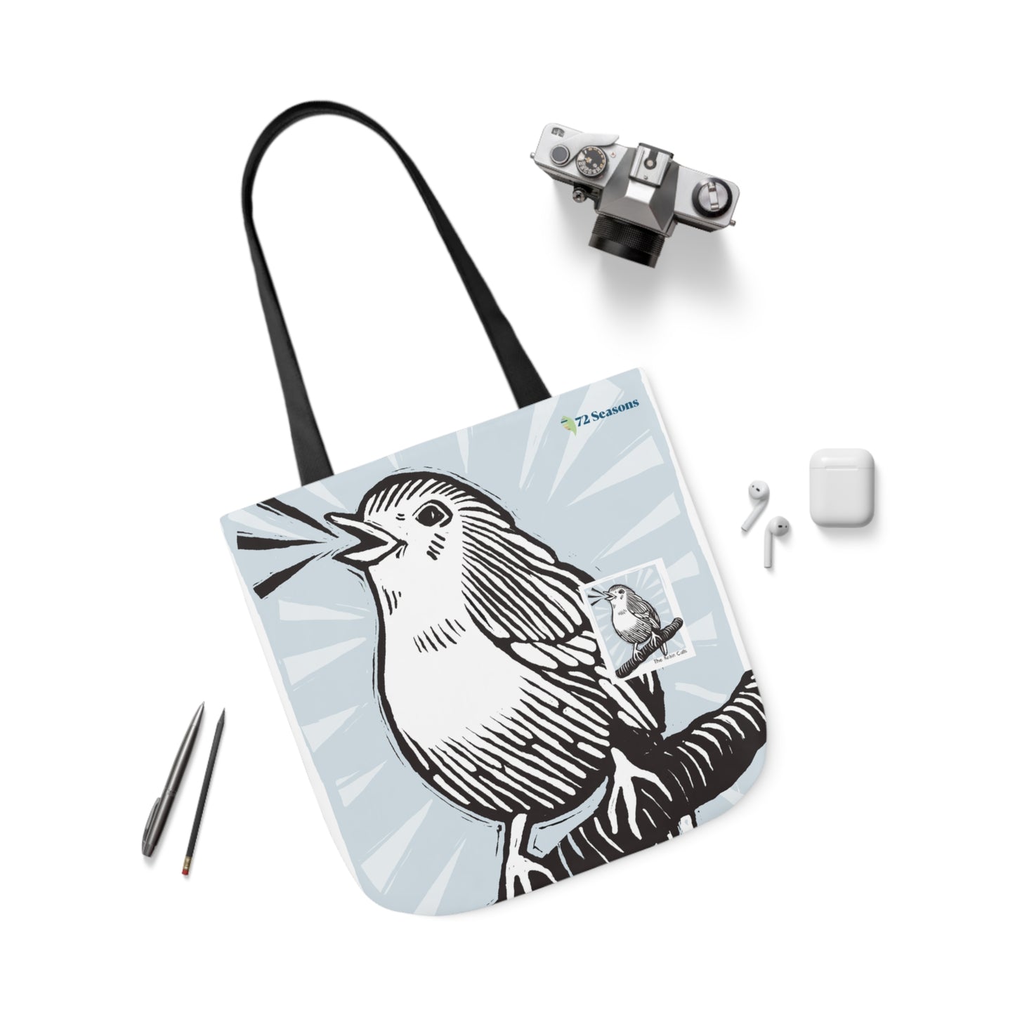 The Robin Calls Canvas Tote Bag