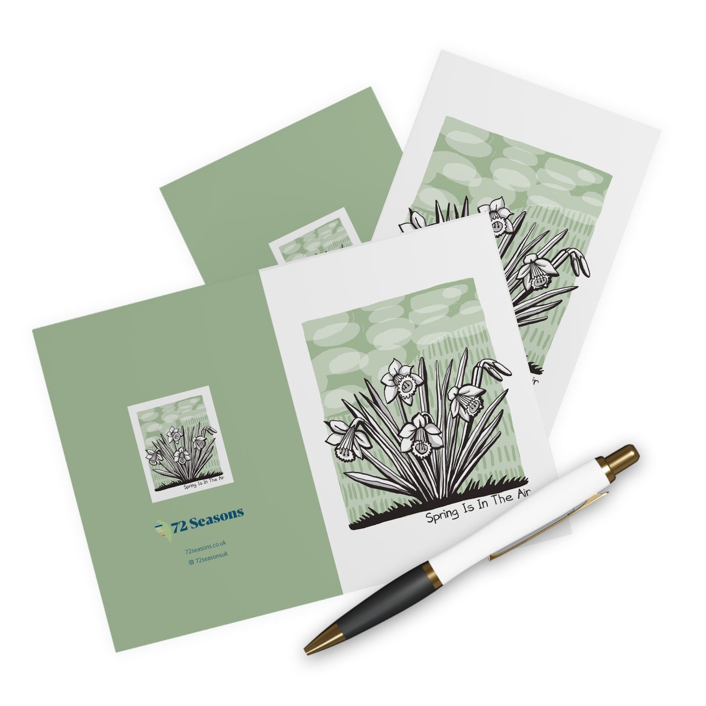 Spring Is In The Air greeting card (5 pack)