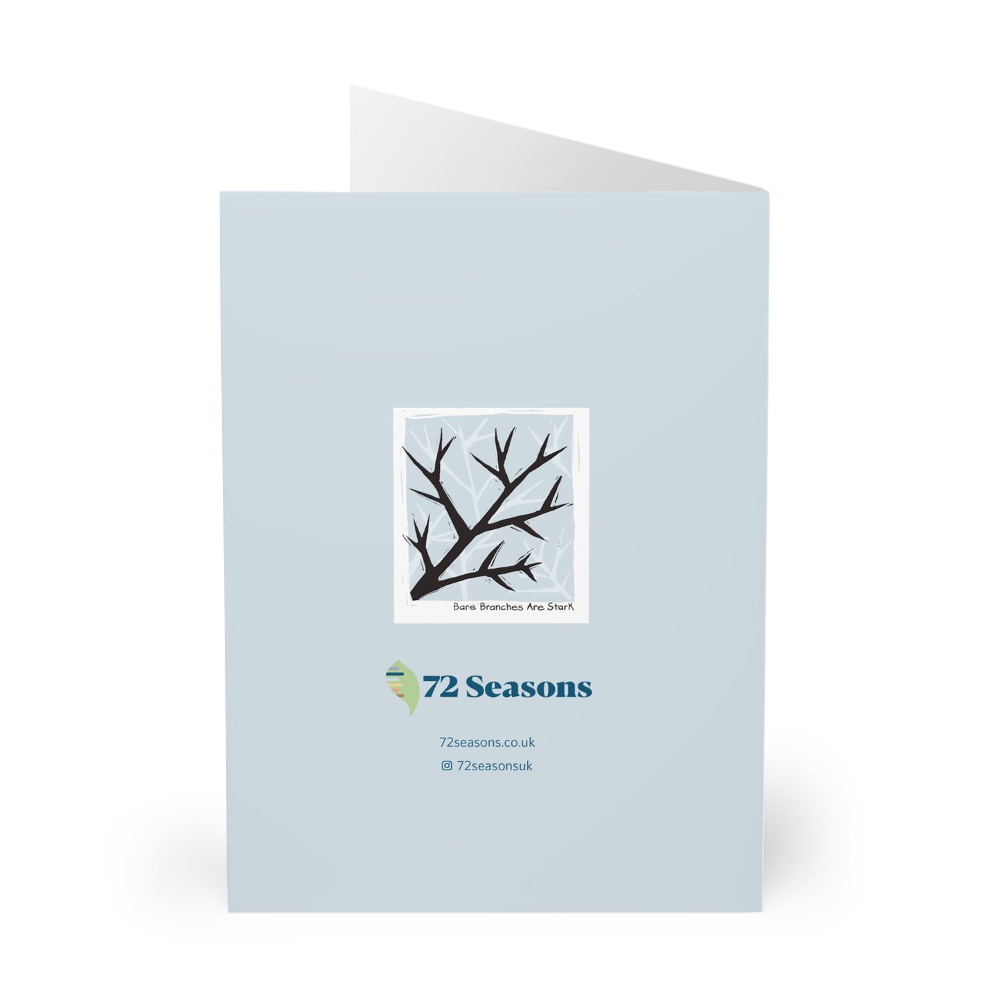Bare Branches Are Stark greeting card (5 pack)