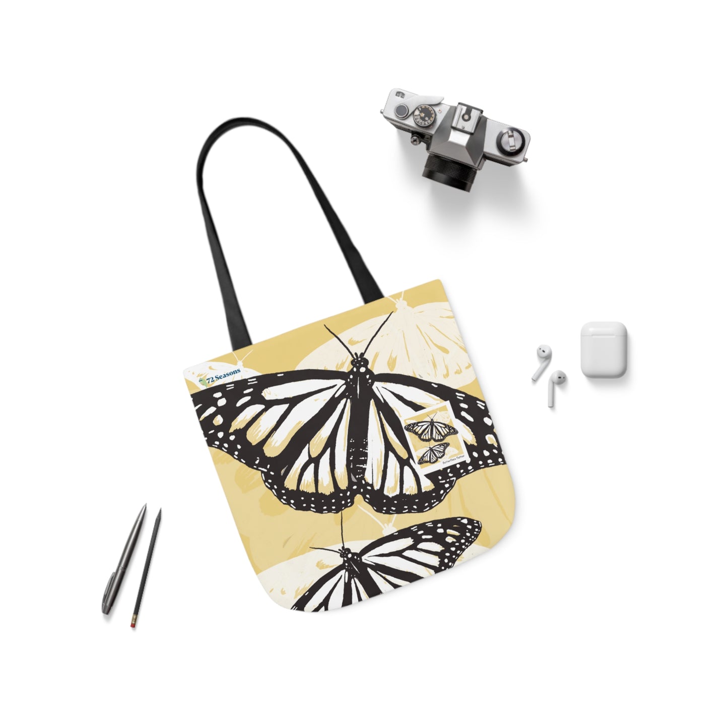 Butterflies Flutter Canvas Tote Bag