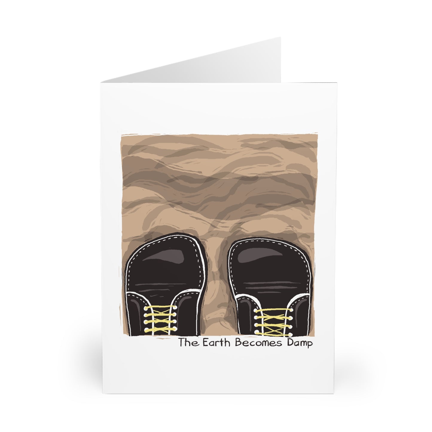The Earth Becomes Damp greeting card (5 pack)