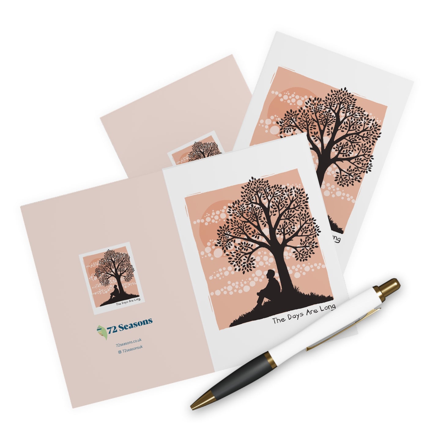 The Days Are Long greeting card (5 pack)