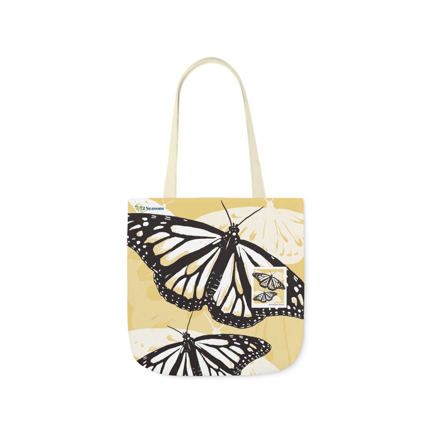 Butterflies Flutter Canvas Tote Bag
