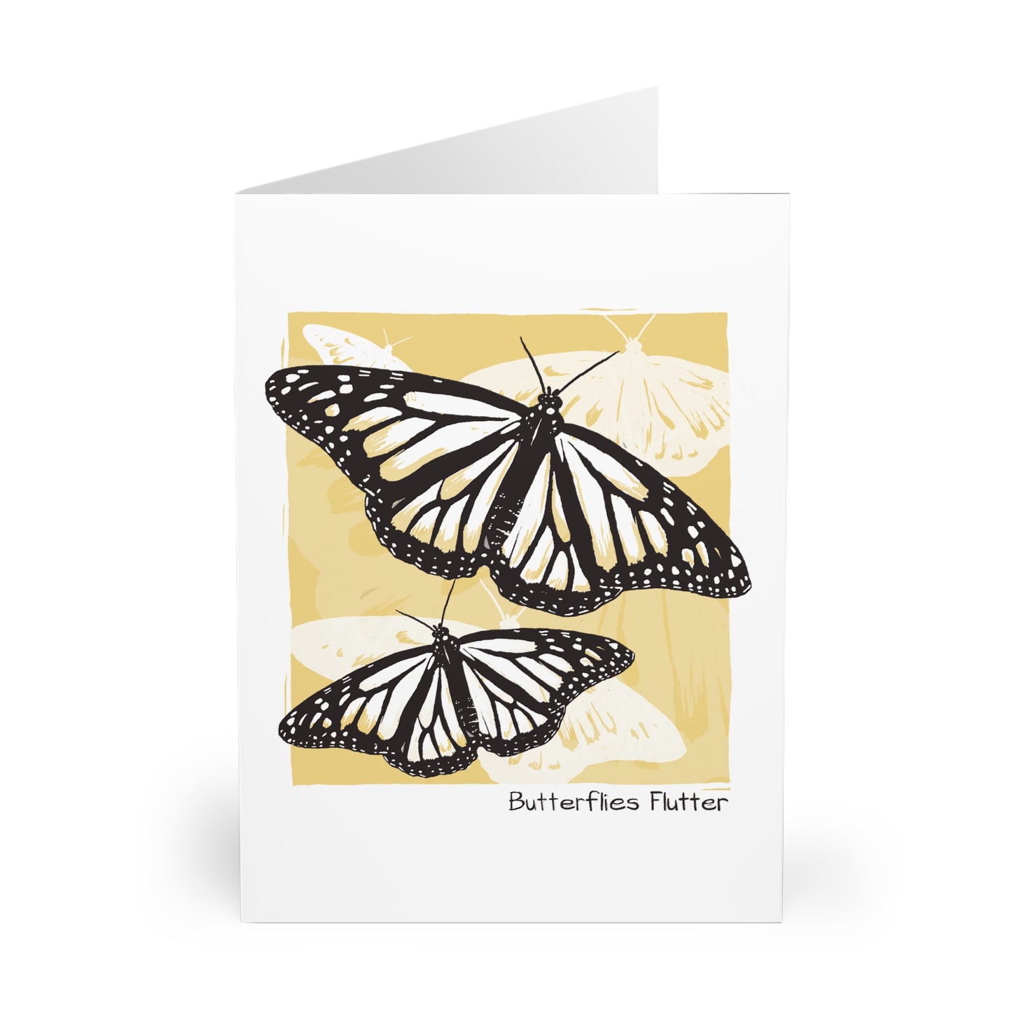 Butterflies Flutter greeting card (5 pack)