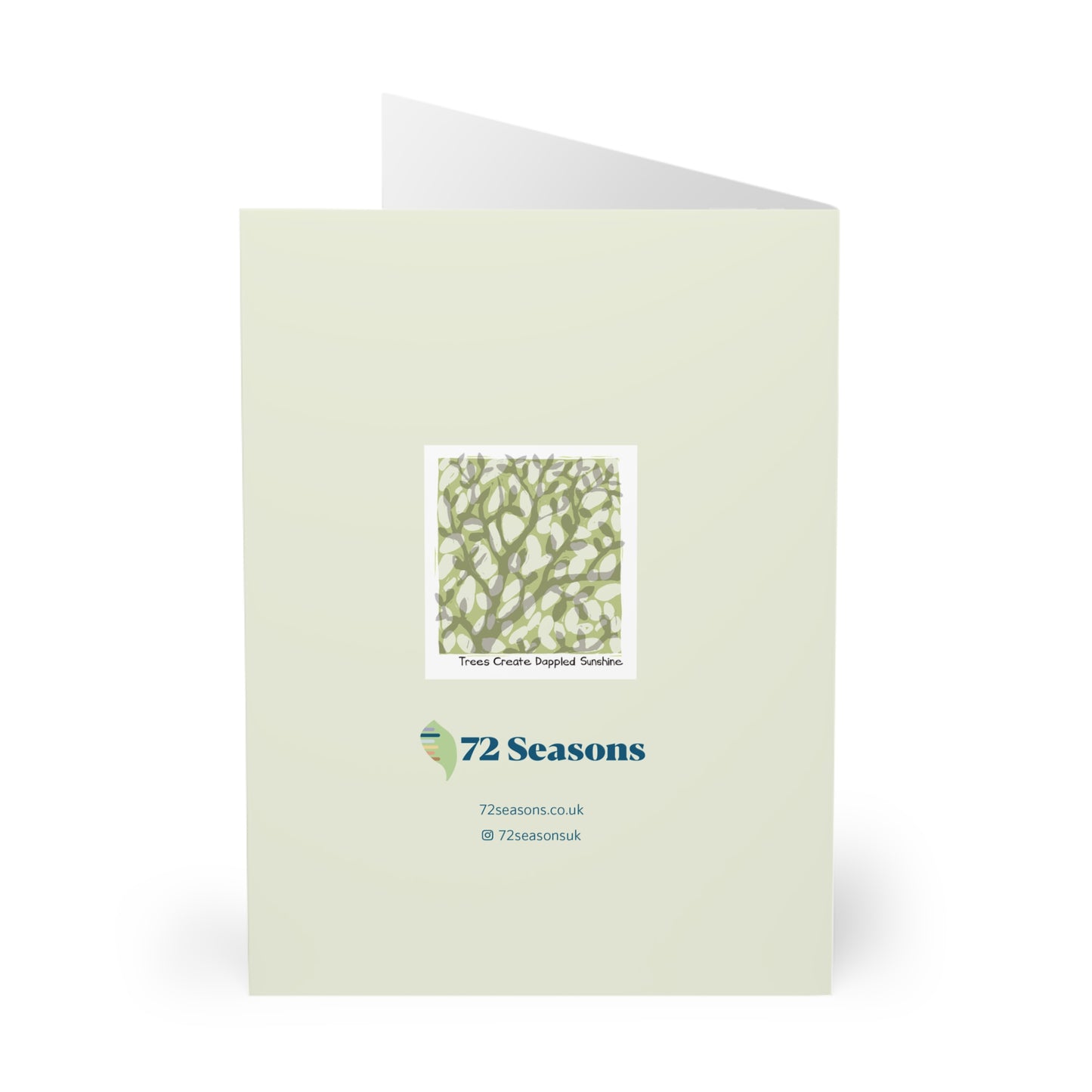Trees Create Dappled Sunshine greeting card (5 pack)