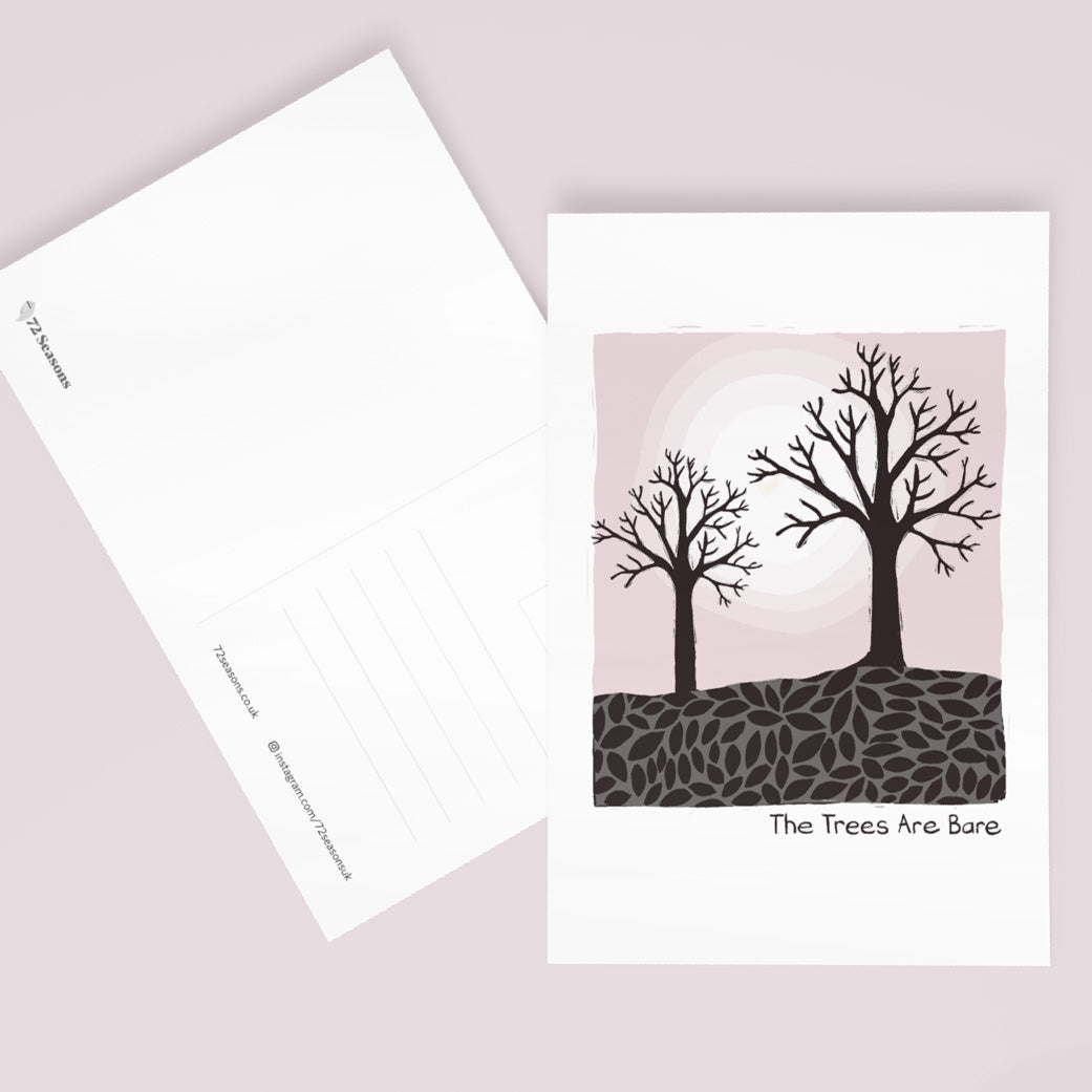 The Trees Are Bare postcard