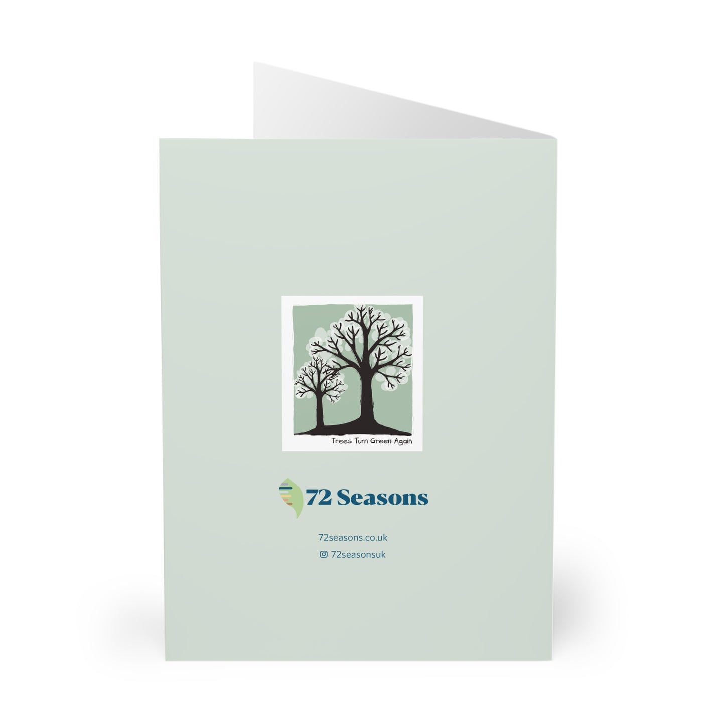 Trees Turn Green Again greeting card (5 pack)
