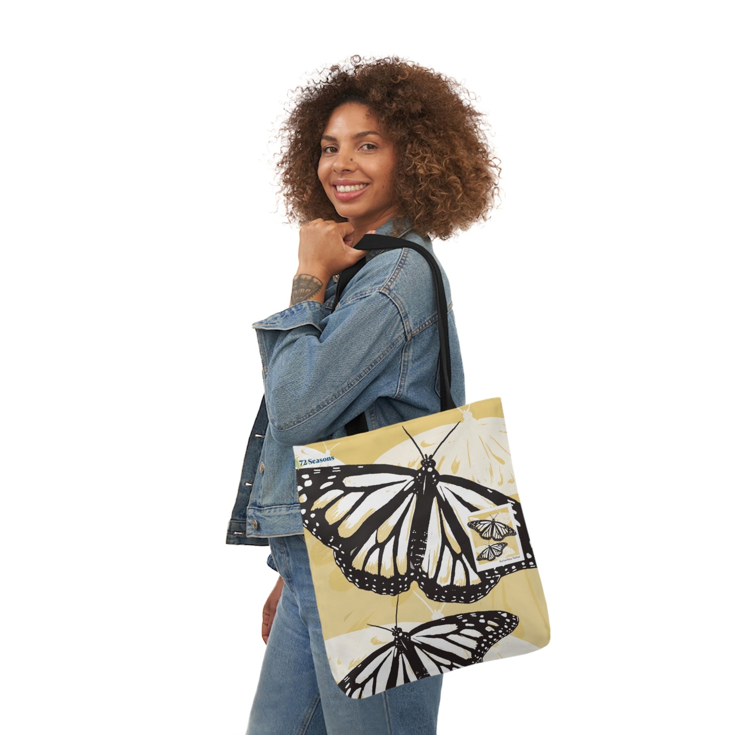 Butterflies Flutter Canvas Tote Bag