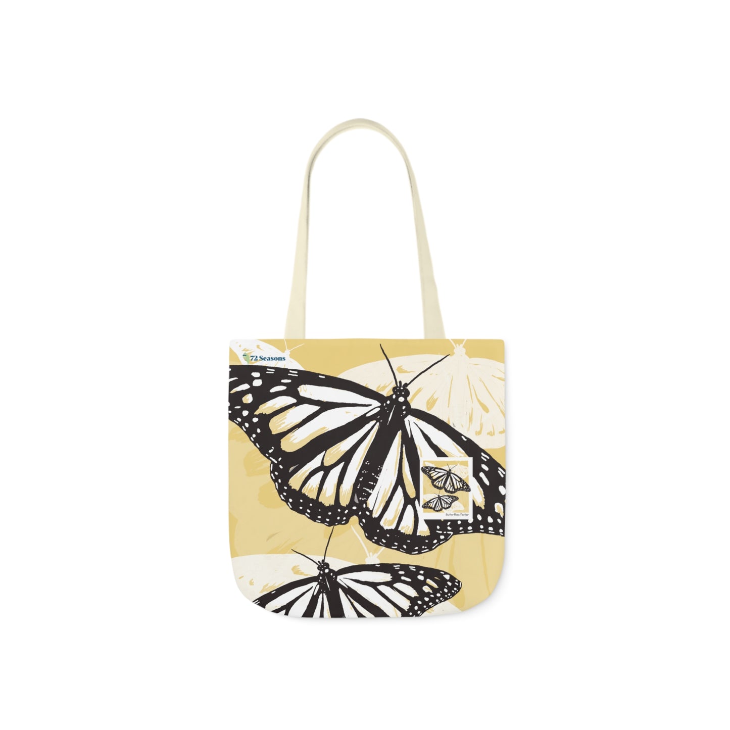 Butterflies Flutter Canvas Tote Bag