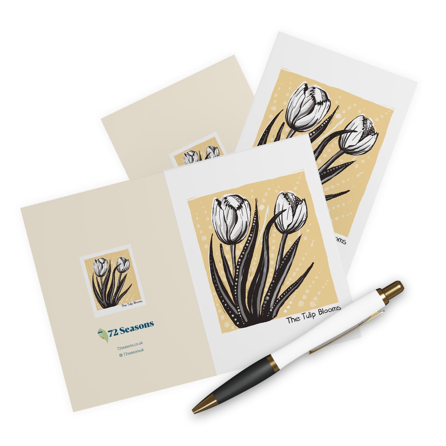 The Tulip Blooms greeting card (5 pack)