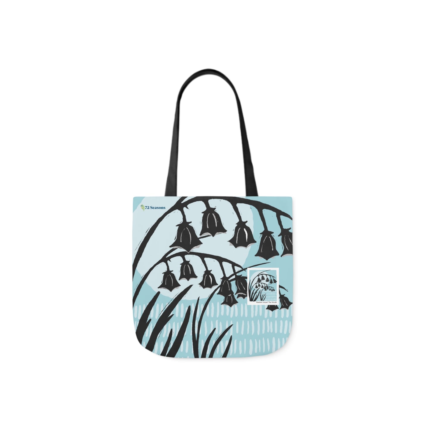 Bluebells Carpet the Woods Canvas Tote Bag