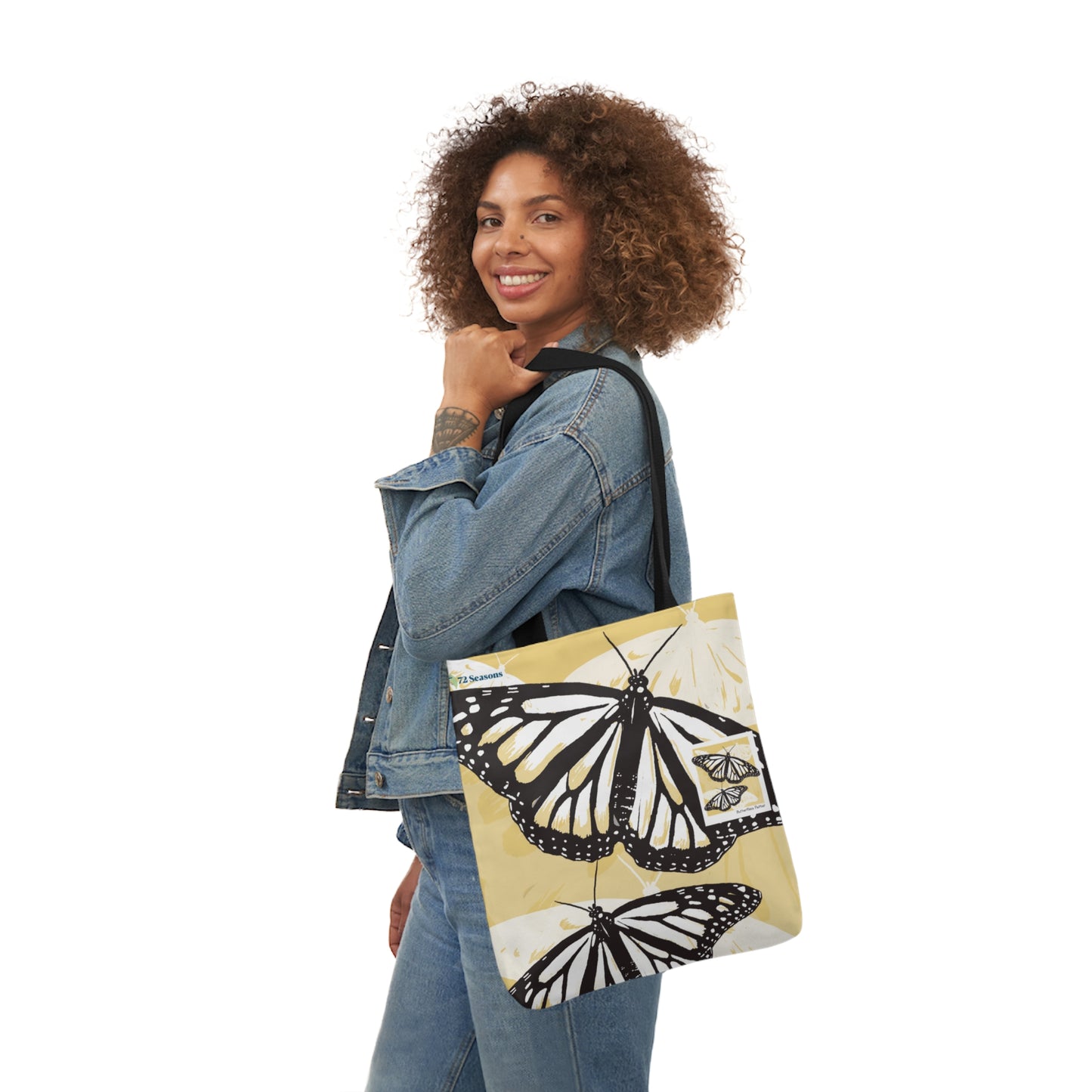 Butterflies Flutter Canvas Tote Bag