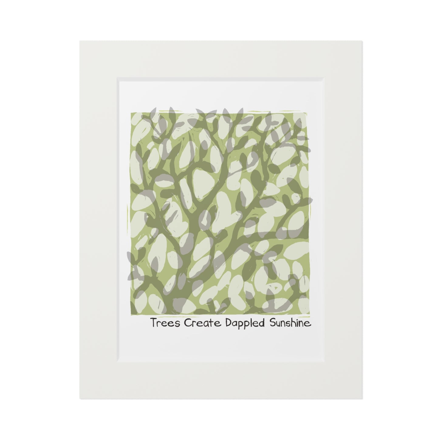Trees Create Dappled Sunshine Fine Art Print