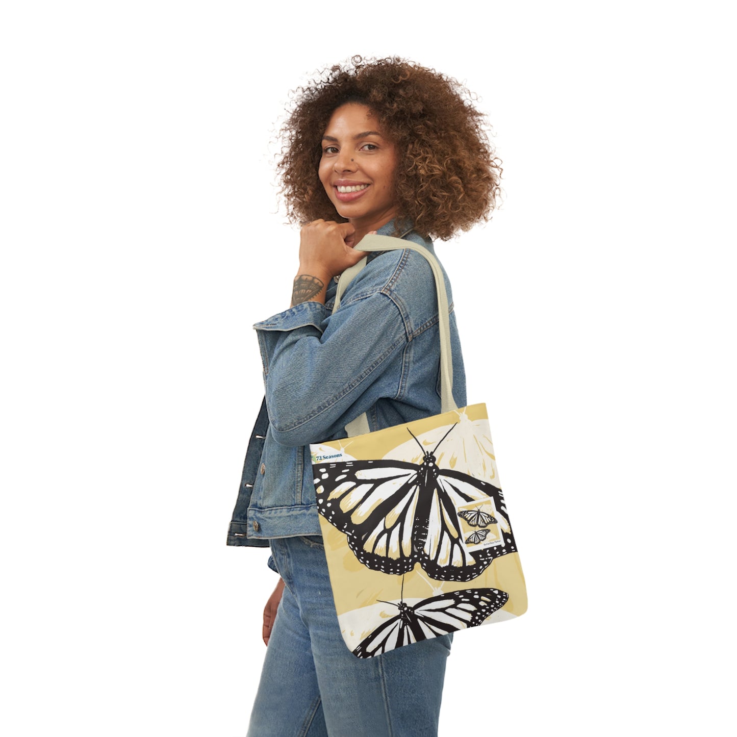 Butterflies Flutter Canvas Tote Bag