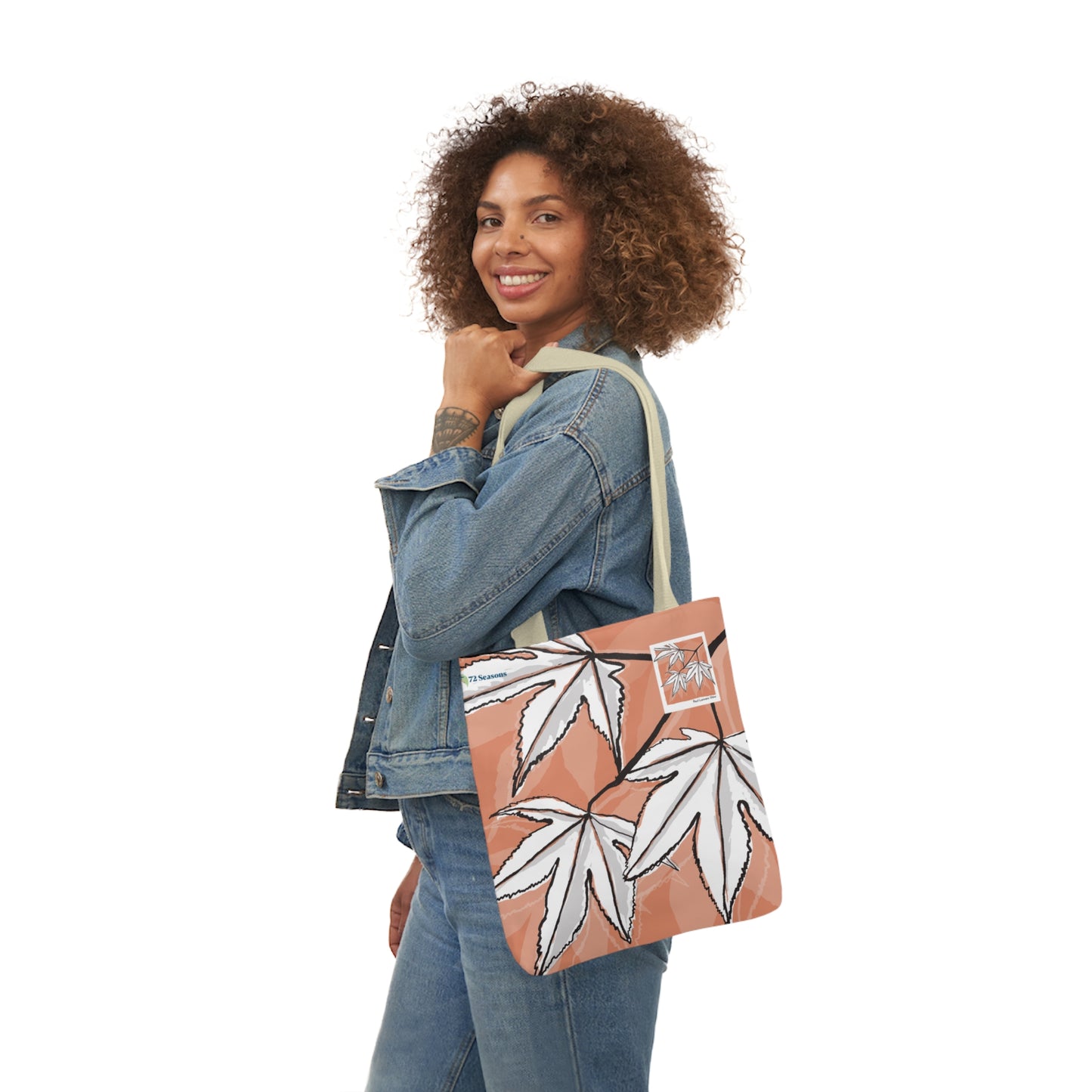 Red Leaves Glow Canvas Tote Bag