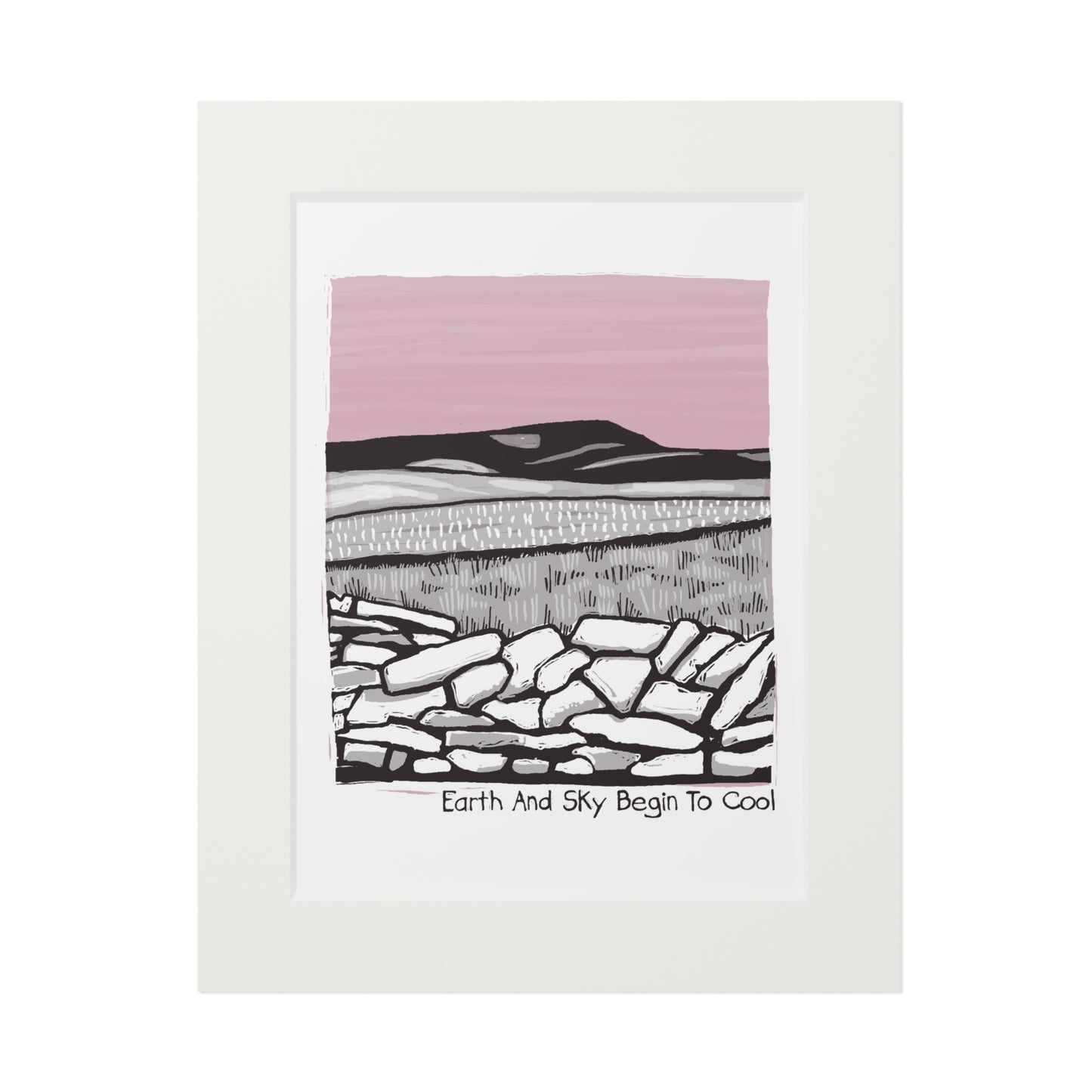Earth And Sky Begin To Cool Fine Art Print