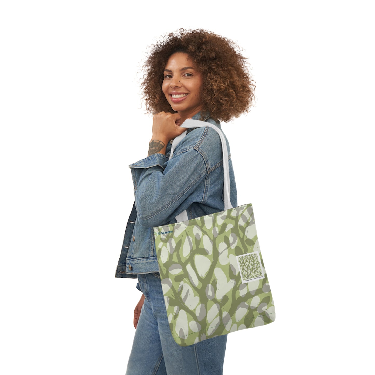 Trees Create Dappled Sunshine Canvas Tote Bag