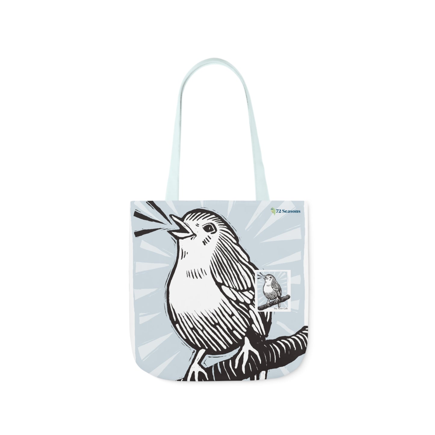 The Robin Calls Canvas Tote Bag