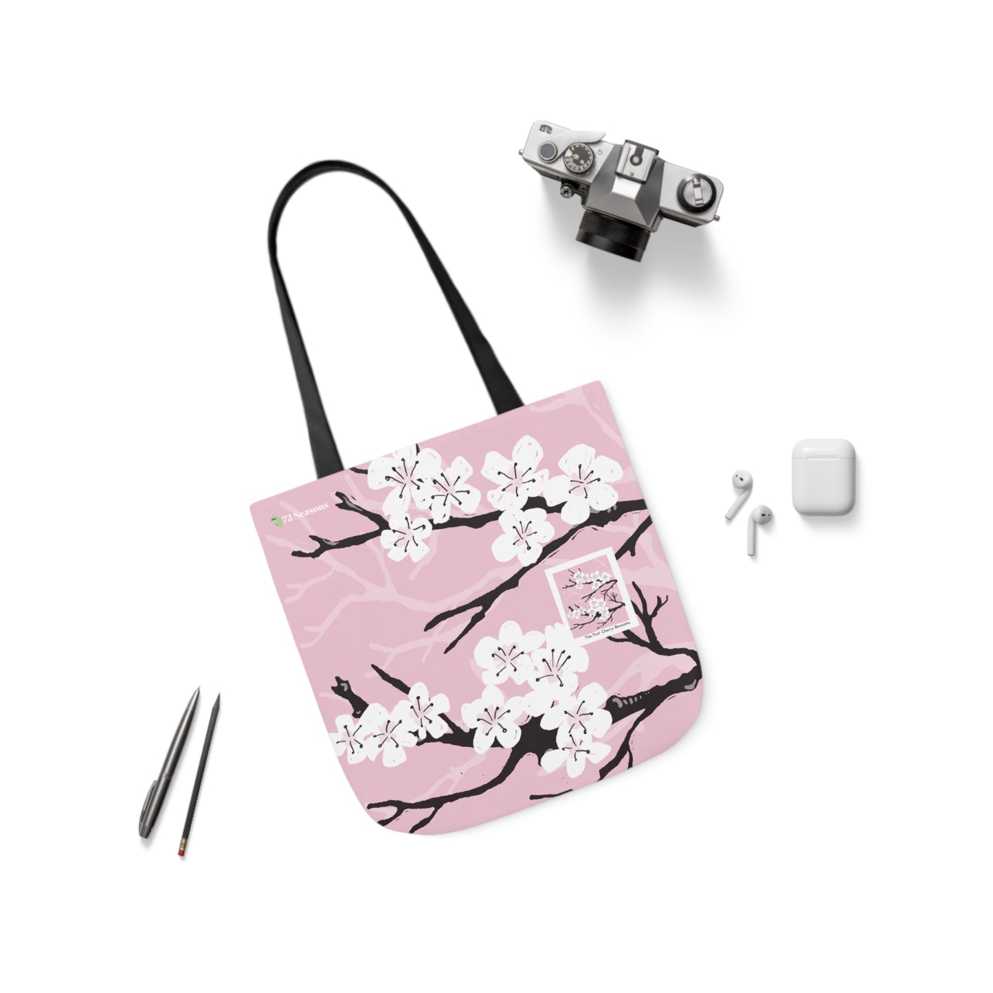 The First Cherry Blossoms Canvas Tote Bag