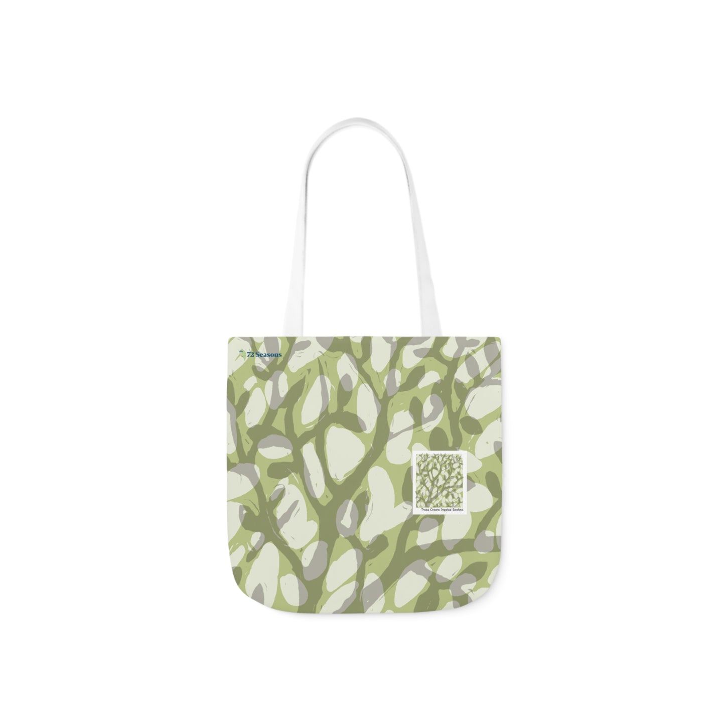 Trees Create Dappled Sunshine Canvas Tote Bag