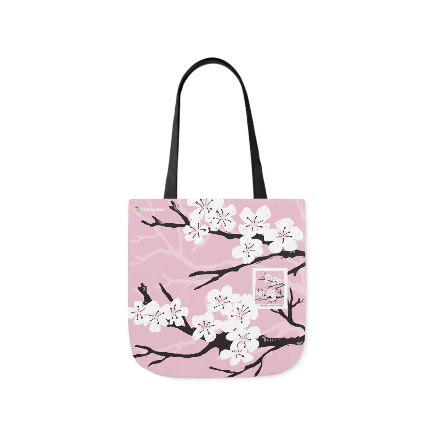 The First Cherry Blossoms Canvas Tote Bag