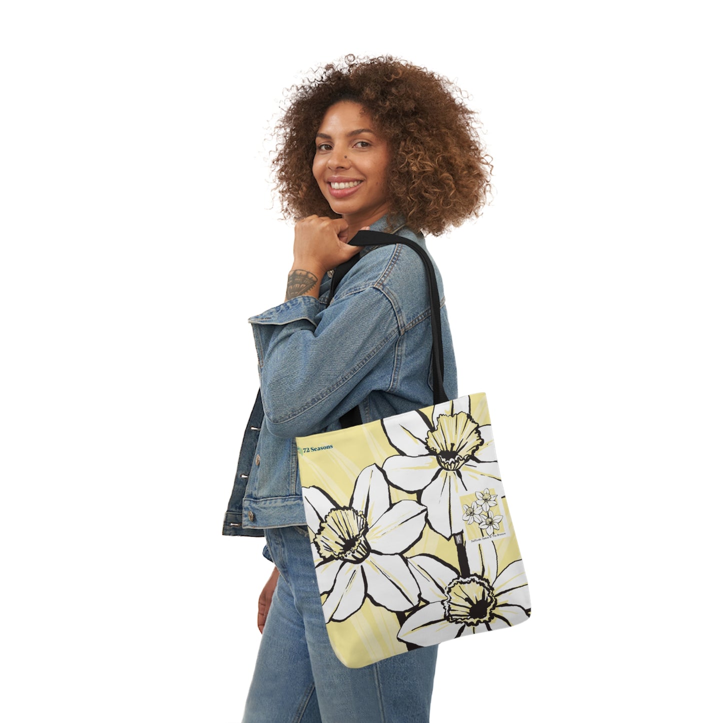 Daffodils Dance in the Breeze Canvas Tote Bag