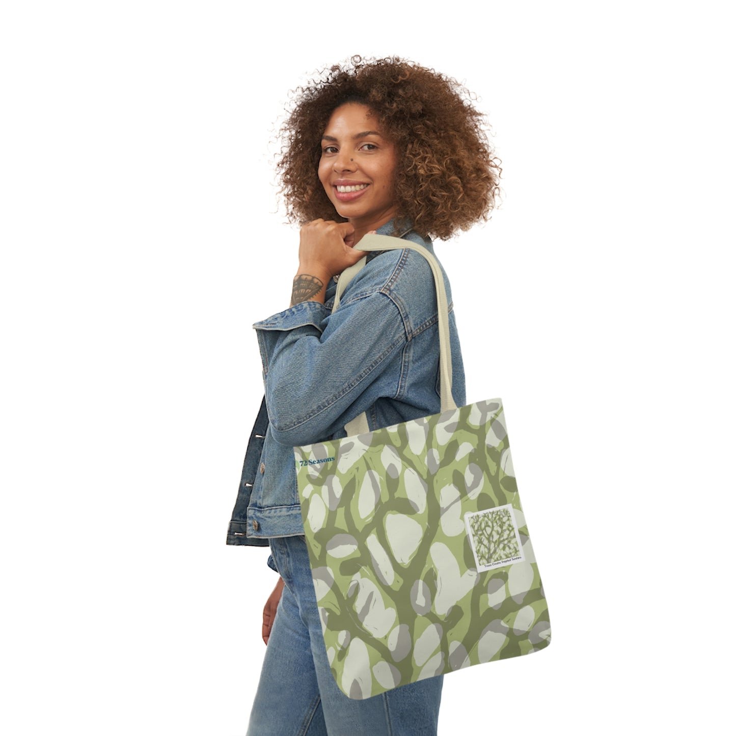 Trees Create Dappled Sunshine Canvas Tote Bag