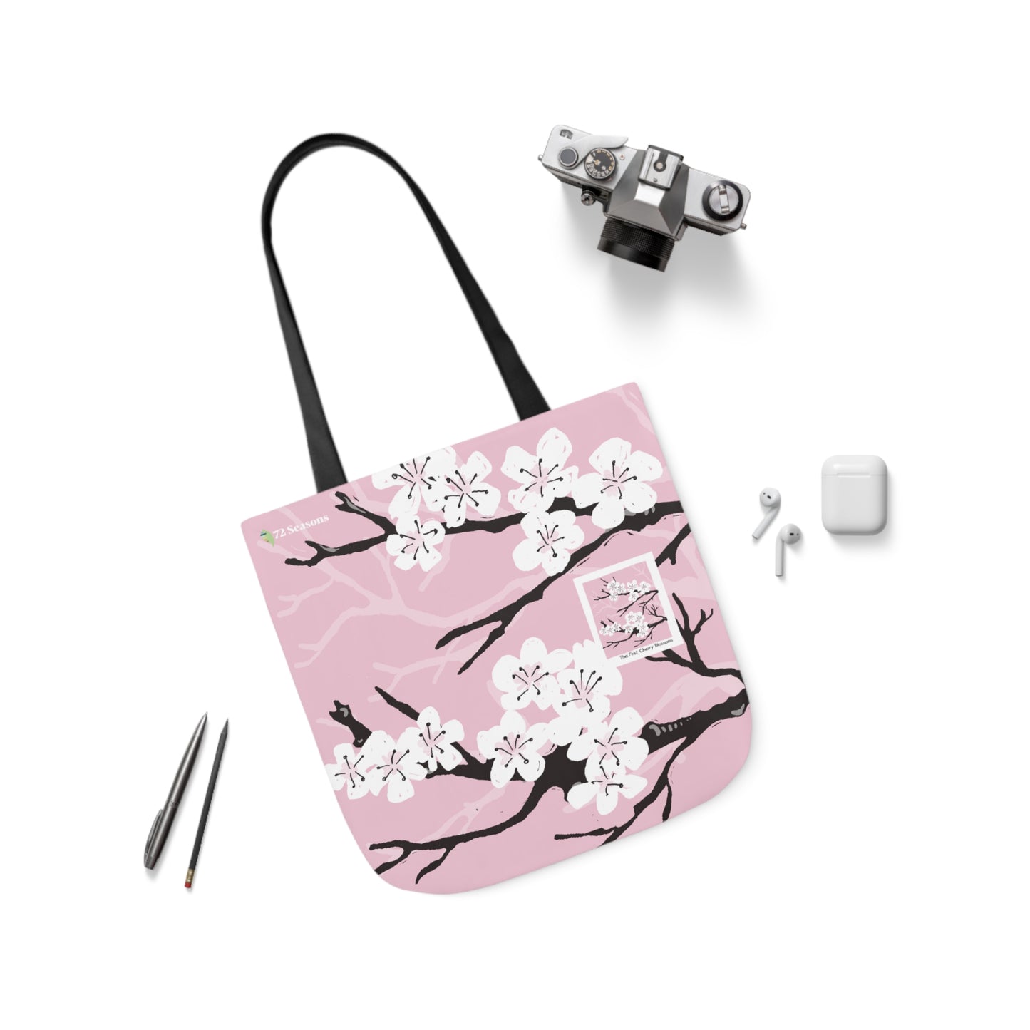 The First Cherry Blossoms Canvas Tote Bag