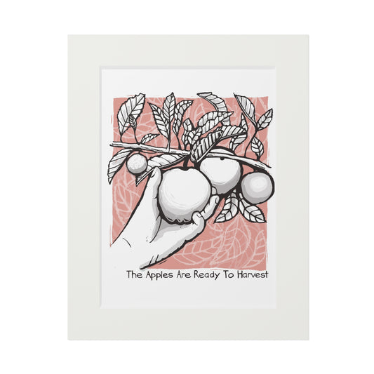 The Apples Are Ready To Harvest Fine Art Print