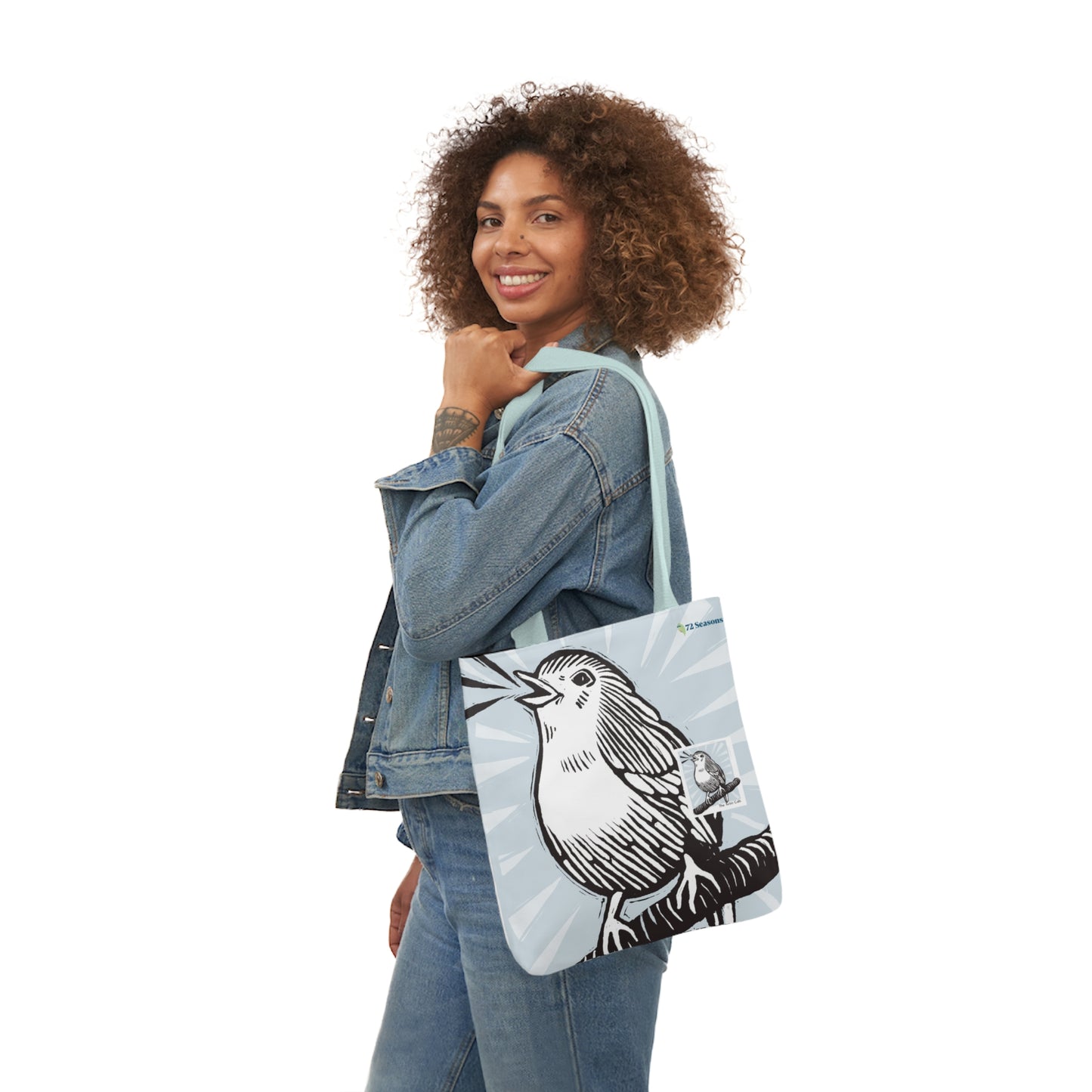 The Robin Calls Canvas Tote Bag