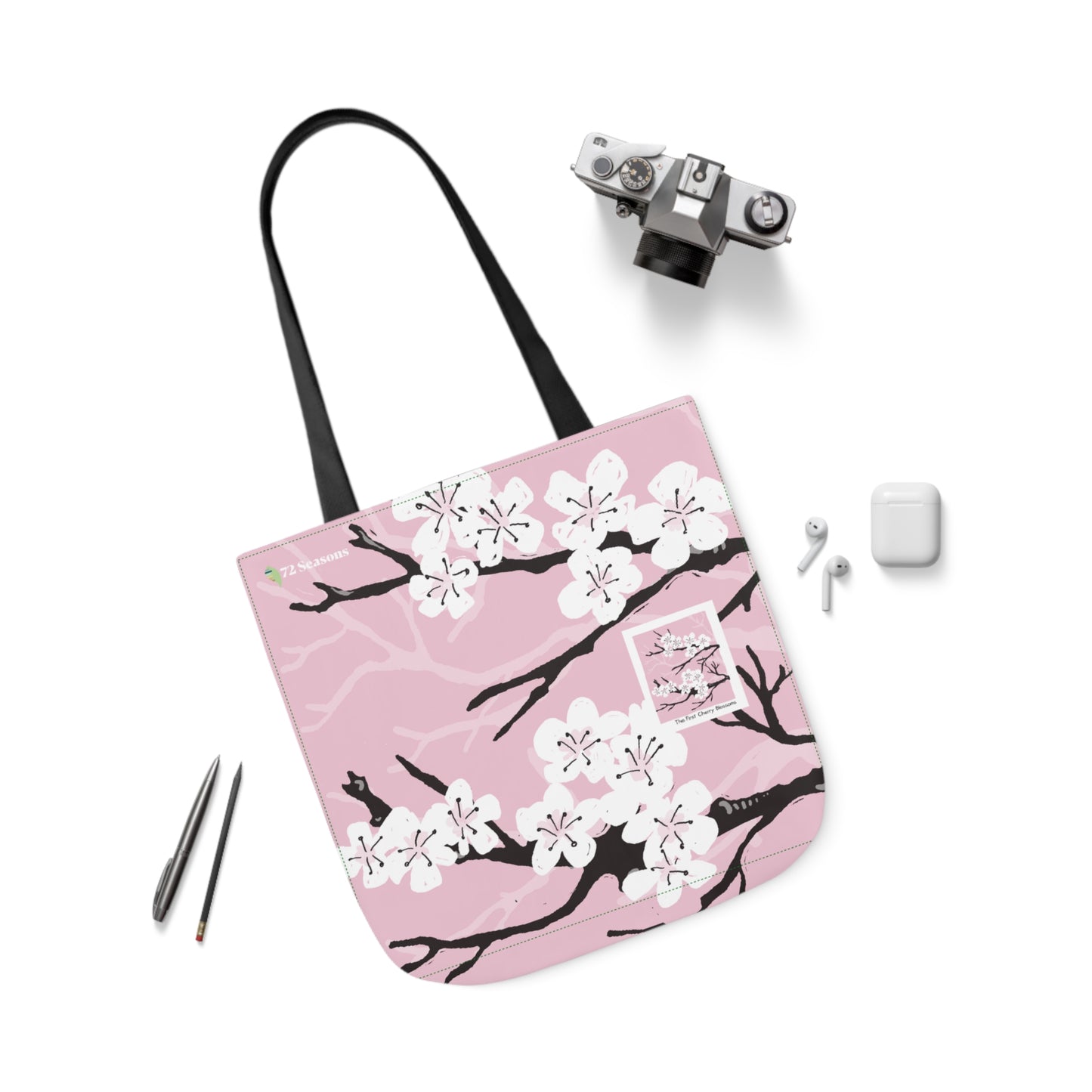 The First Cherry Blossoms Canvas Tote Bag