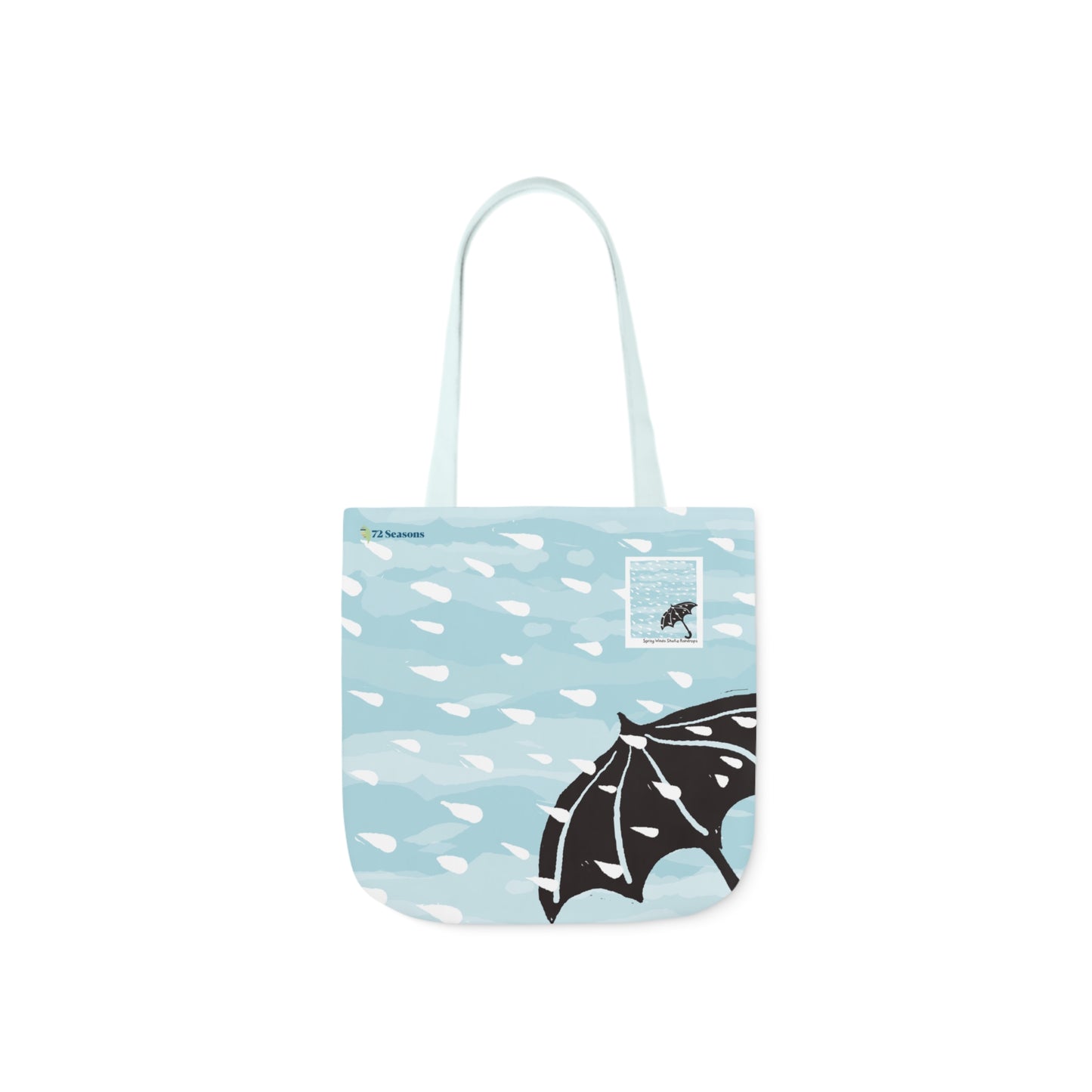 Spring Winds Shake Raindrops Canvas Tote Bag