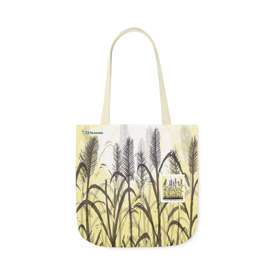 Morning Sunshine Lights the Grass Canvas Tote Bag