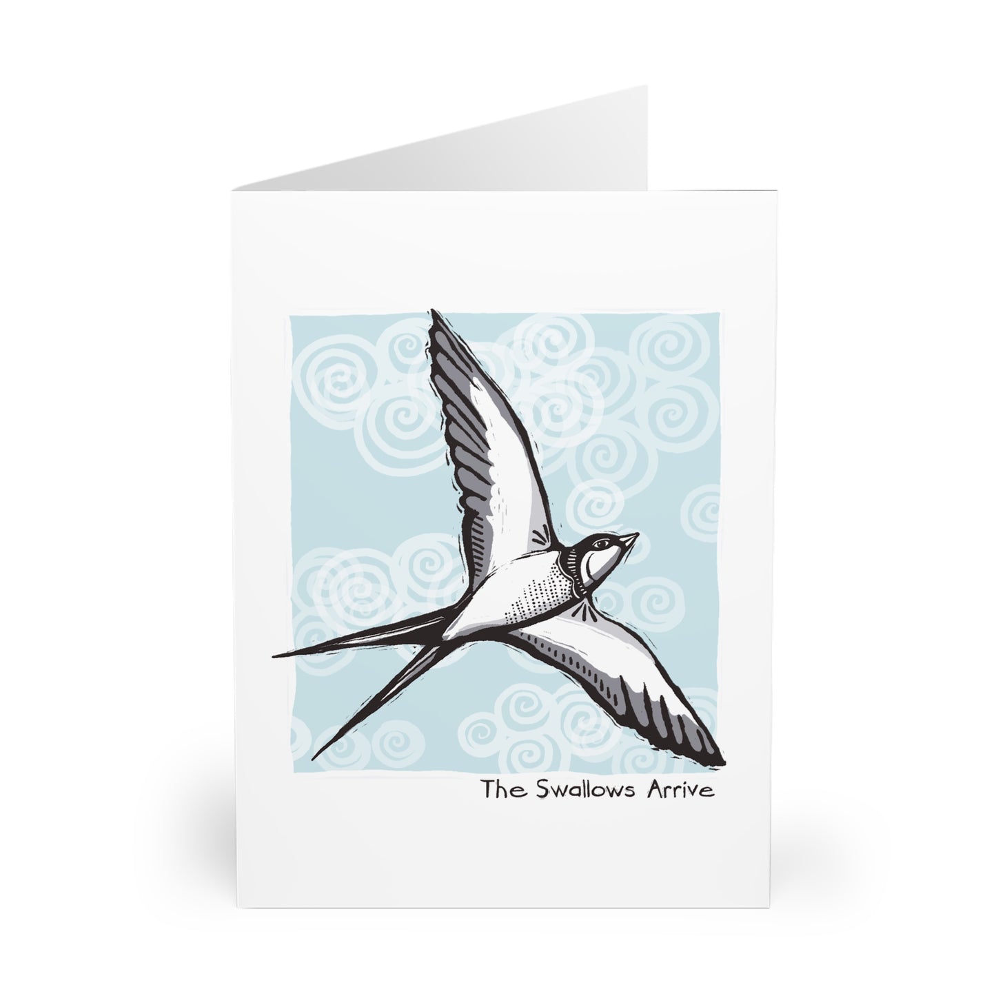 The Swallows Arrive greeting card (5 pack)