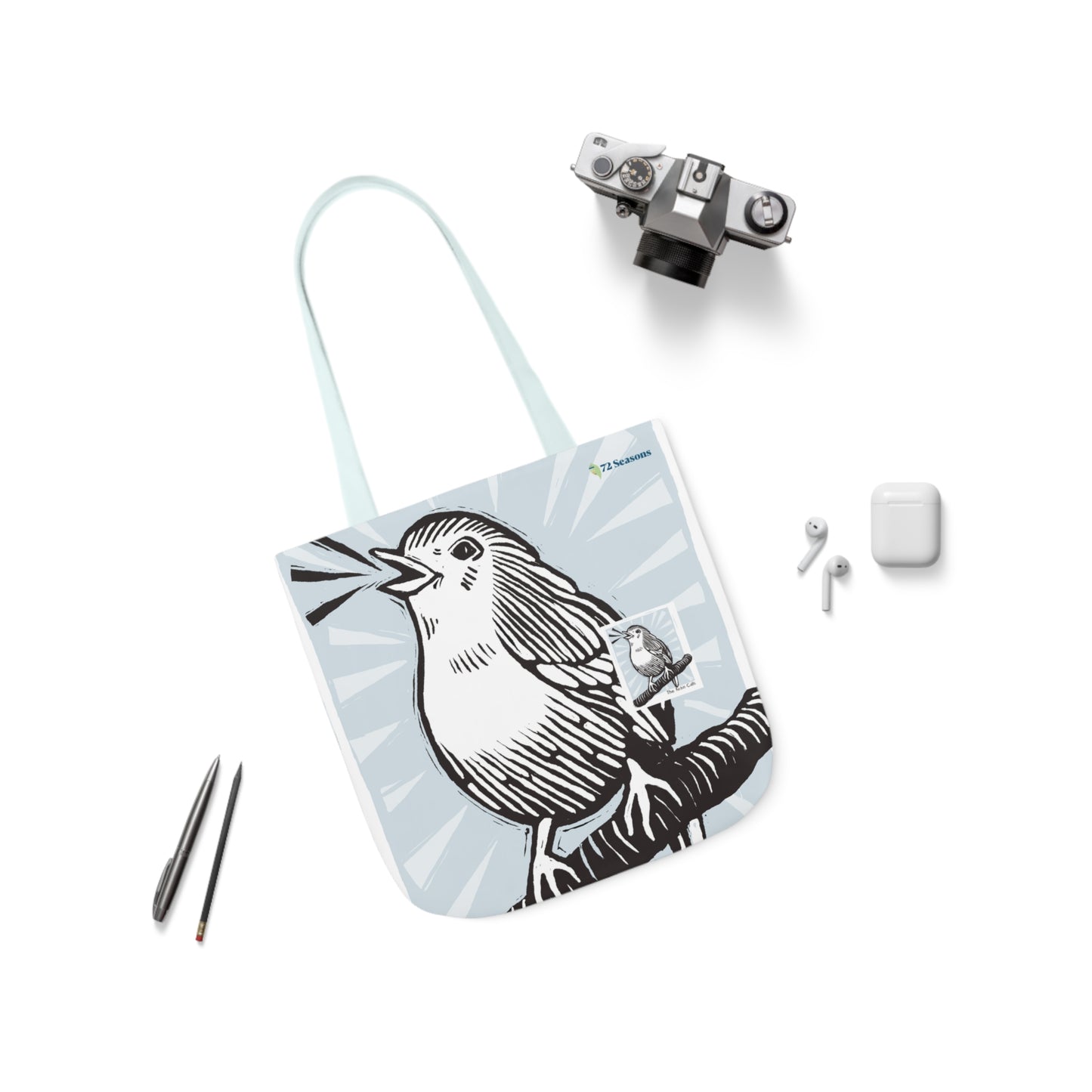 The Robin Calls Canvas Tote Bag