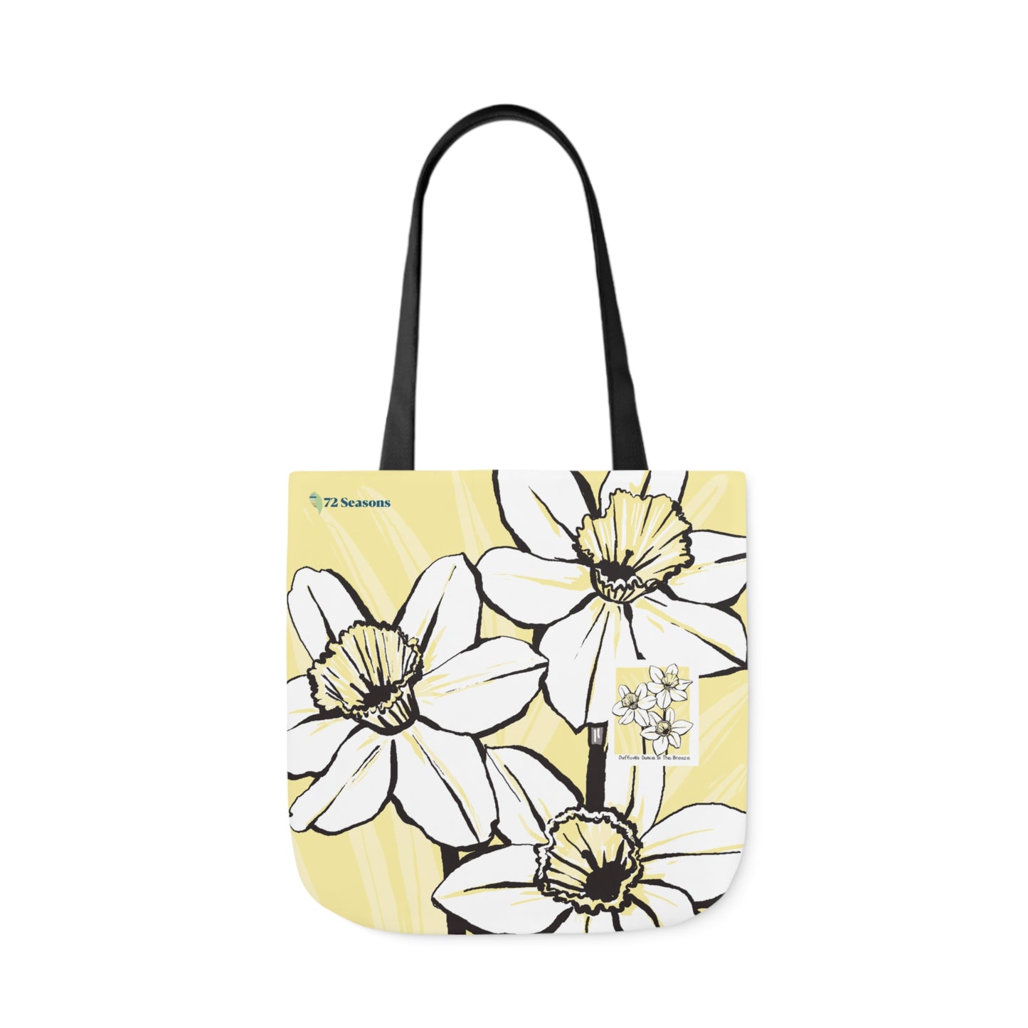 Daffodils Dance in the Breeze Canvas Tote Bag