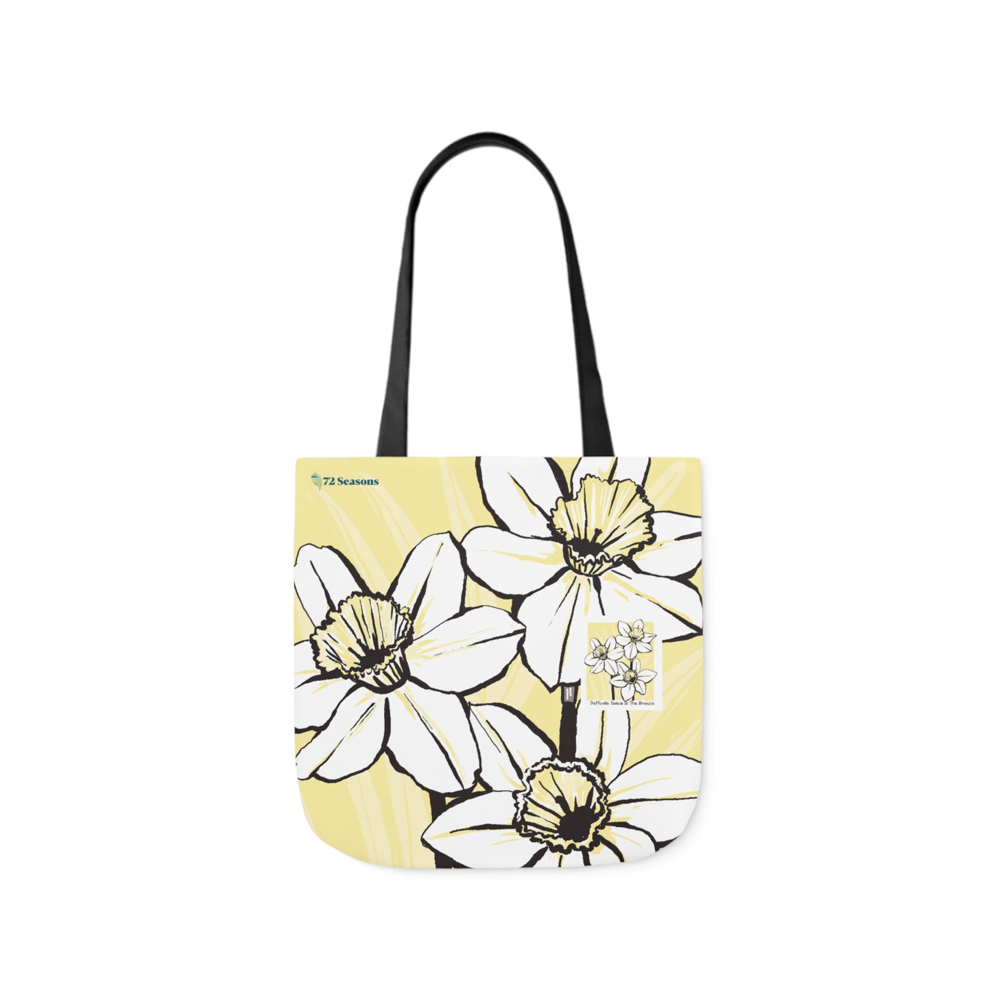 Daffodils Dance in the Breeze Canvas Tote Bag